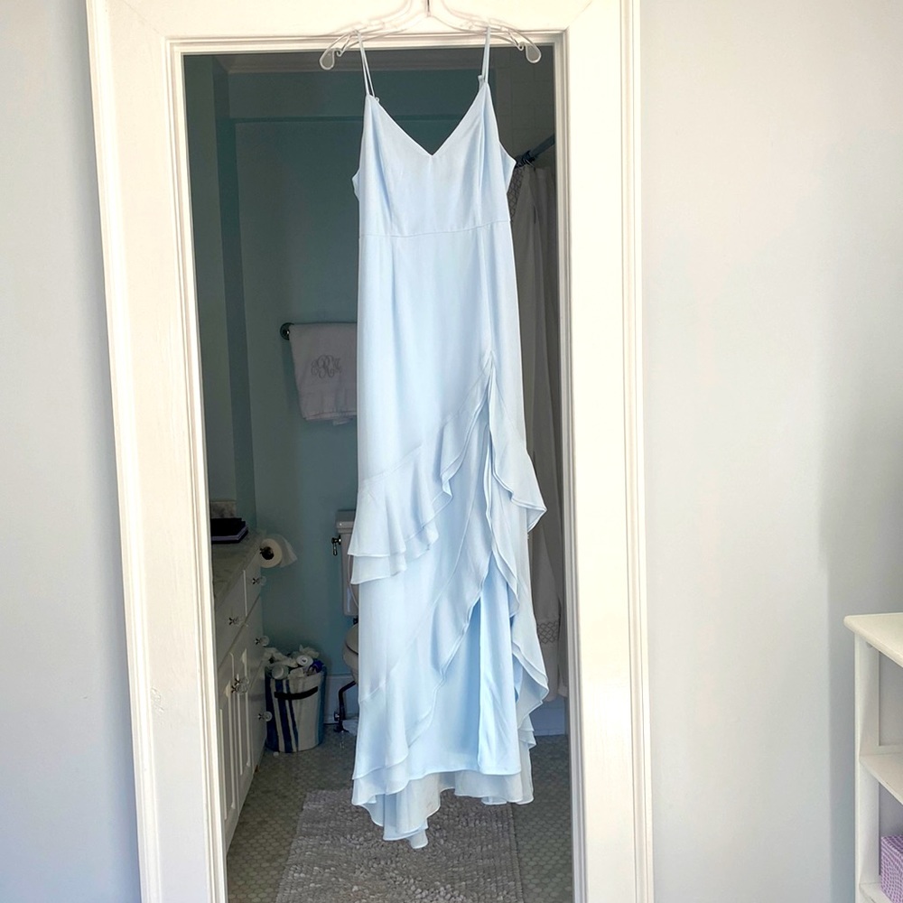 Lulu’s long baby blue dress! Size medium!